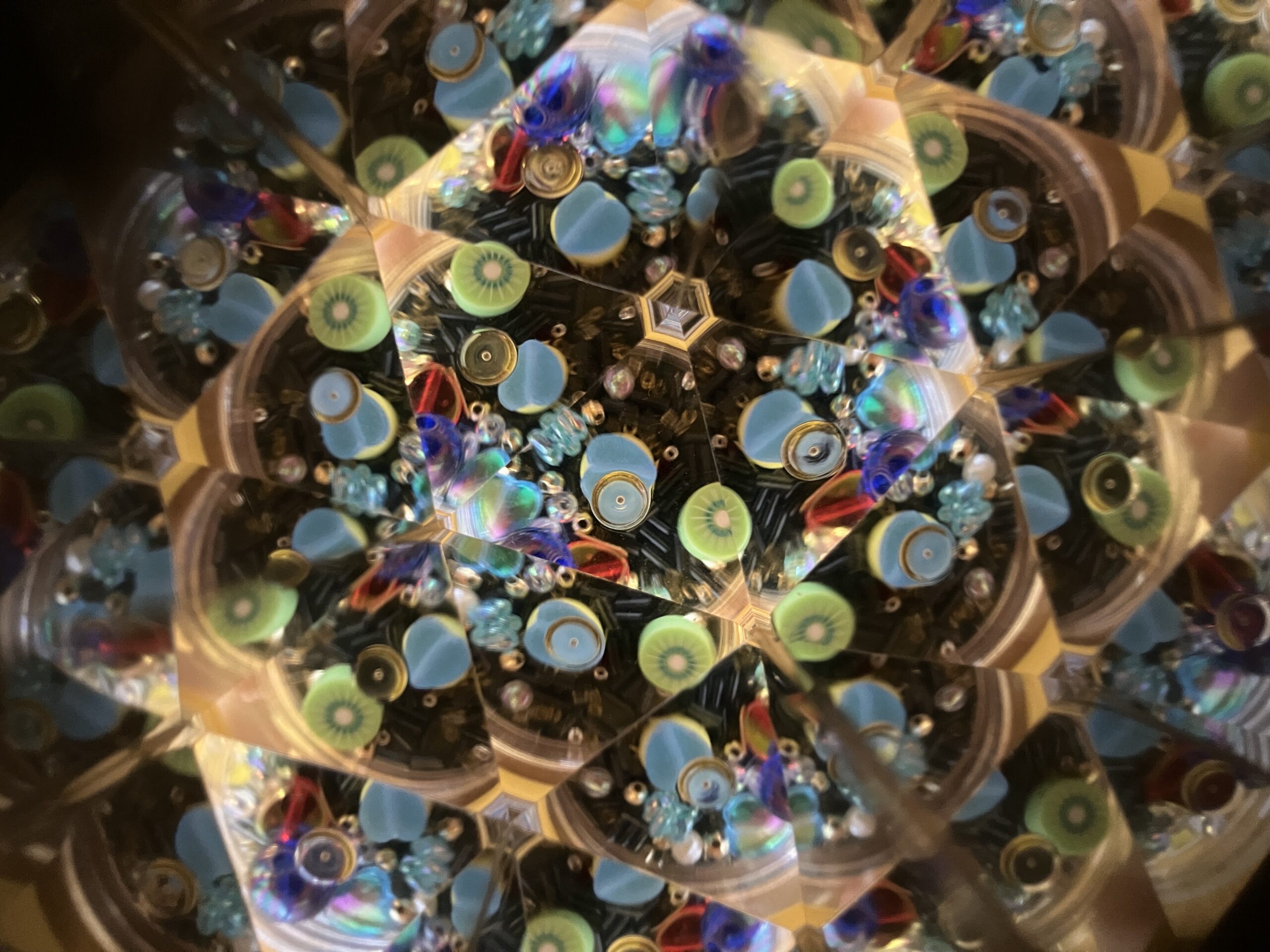 鏡の反射  万華鏡作り